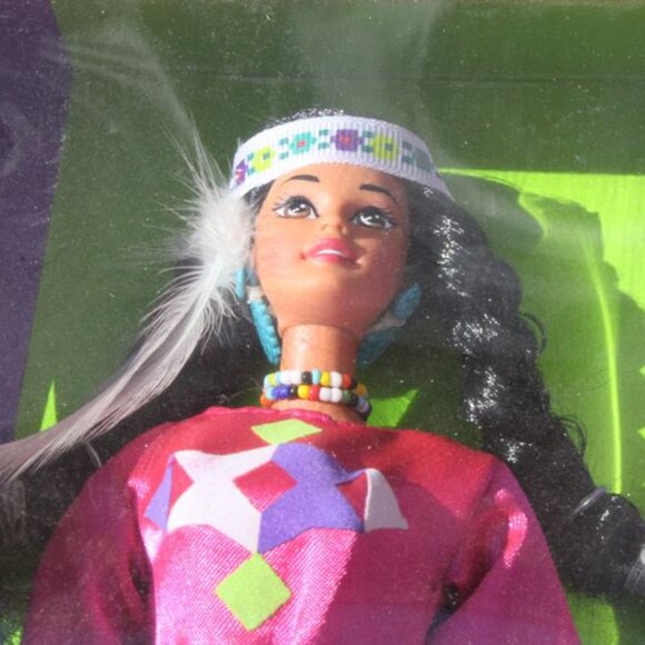 Barbie Native American,Third Edition.Dolls of the World-Mattel#12699, New in Box - Picture 5 of 10